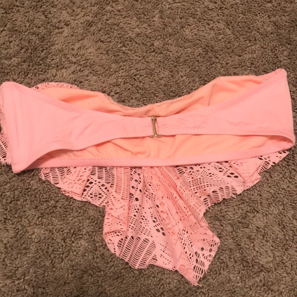 Swim top coral color. - Picture 2 of 4